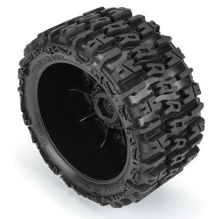 Pro-Line Trencher 5.7" Pre-Mounted Tires w/Raid Wheel (Black) w/24mm Hex