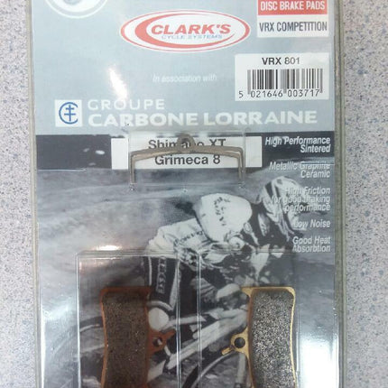 Clark's MTB Disc Brake Pads VRX Competition VRX 801 Brand New!!