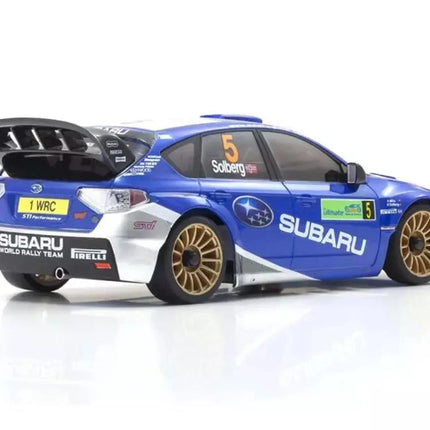 Kyosho MA-020 AWD Mini-Z ReadySet w/2008 Subaru Impreza WRC Rally Body Wht/Blue