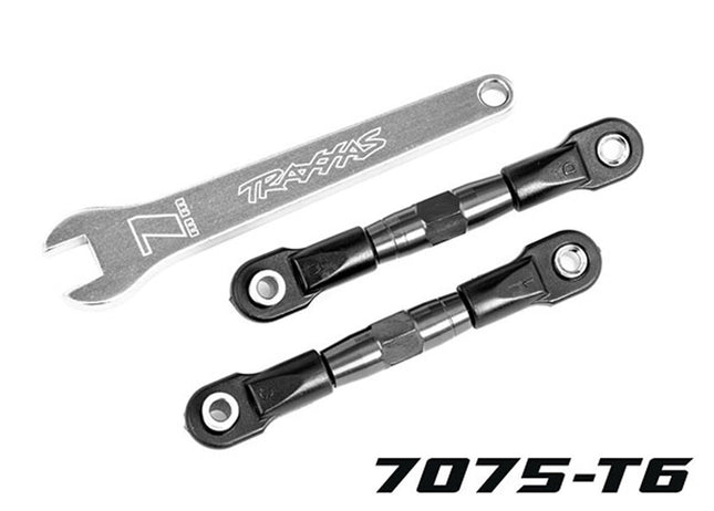 Traxxas 2445A Toe Links Front Tubes Charcoal Gray-anodized New!!