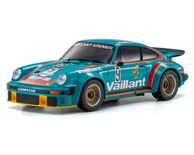 Kyosho 32368V Mini-Z MR-04 RWD Readyset 1976 Porsche 934 RSR Turbo Vaillant #9