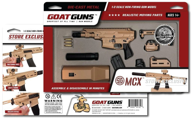 Goat Guns 1:3 Scale Sig MCX Rattler Coyote