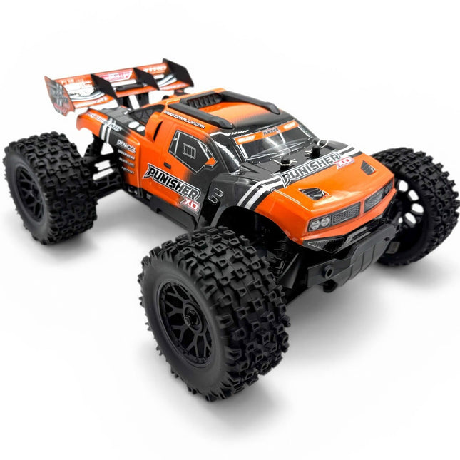 Team Corally Punisher XD 4WD 2S Small Scale RTR Monster Truck Orange C-00231-O