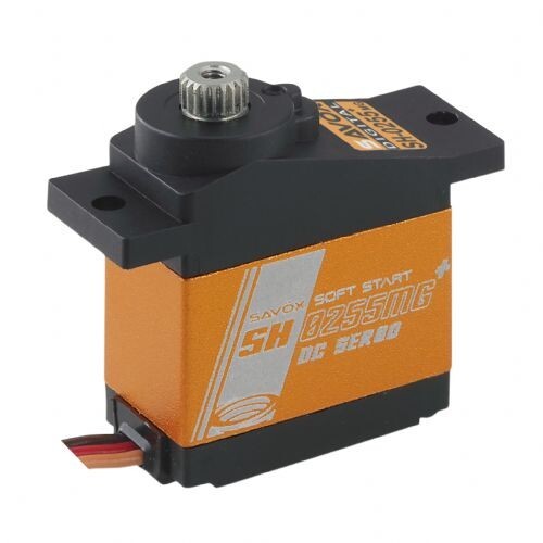 Savox Micro Digital MG Servo w/ Soft Start, .13/54 @6V SH-0255MG PLUS