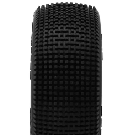 JConcepts Stalkers 1/8 Pre-Mounted Buggy Tire (2) (Yellow) (Green) JCO3175-22