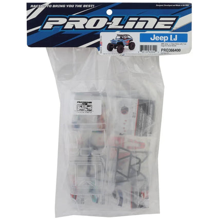Pro-Line Axial® SCX24™ 2004 Jeep® LJ Mini Crawler Body (Clear) PRO366400