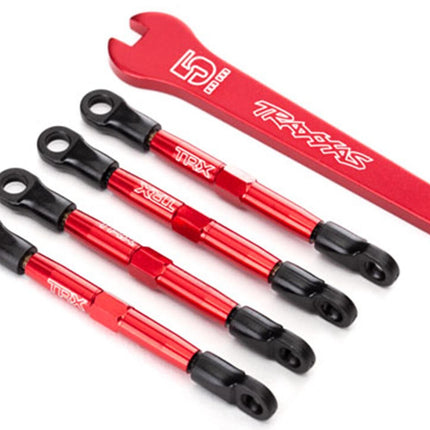 Traxxas Aluminum Toe Links 1/16th Scale E-Revo Red TRA7138X