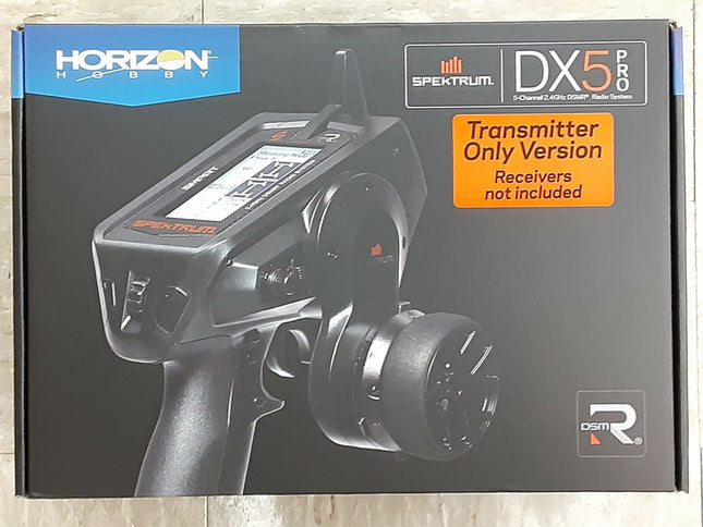 Spektrum RC DX5 Pro 2021 5-Channel DSMR Surface Radio Transmitter Only SPMR5025 