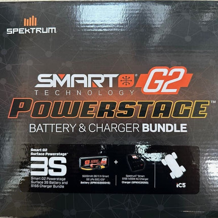 Spektrum RC Smart G2 PowerStage 3S Bundle w/3S Smart LiPo Battery SPMXPSS300