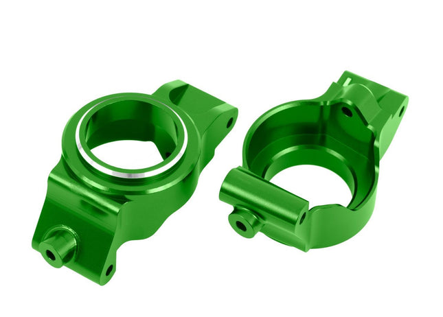 TRAXXAS ALUM CASTER BLOCKS (C-HUBS) GREEN X-MAXX/XRT TRA7832-GRN