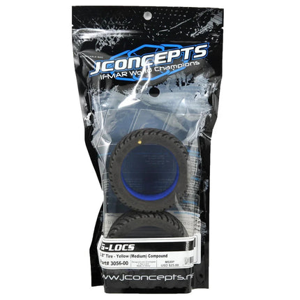 JConcepts G-Locs 2.8" On-Road Truck Tires (2) (Yellow) JCO3056-00