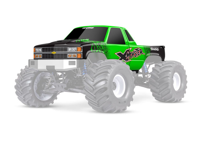 Traxxas 7697-GRN - Green X-Monster Chevrolet GMT400 CK Truck Body TRA7697GRN