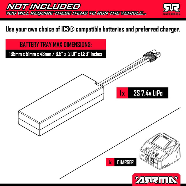 Arrma Typhon Mega 665 1/8 4WD Electric Buggy (Red) ARA4206V4T3
