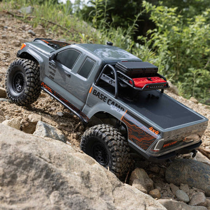Axial 1/10 SCX10 III Base Camp 4X4 Rock Crawler Brushed RTR, Gray AXI1375T2