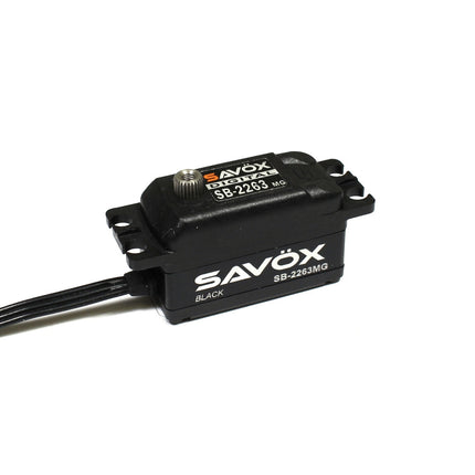 Savox Black Edition Low Pro Brushless Digital Servo, 0.076sec / 138.9oz @ 6.0V