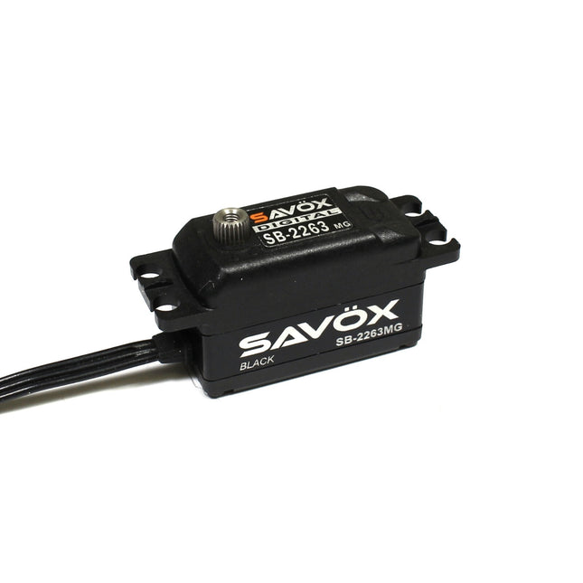 Savox Black Edition Low Pro Brushless Digital Servo, 0.076sec / 138.9oz @ 6.0V
