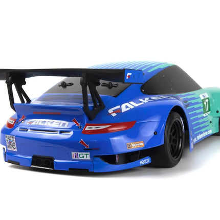 HPI RS4 Sport 3 Porsche 911 GT3 RSR Falken Flux 1/10 RTR  Brushless On-Road Car