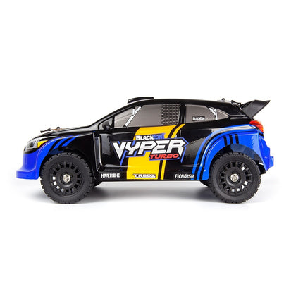 BlackZon Vyper RX Turbo 1/16 4WD 2S Brushless Rally Car - Blue/Orange BZN540284