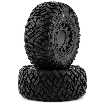 Pro-Line Icon SC Pre-Mounted Tires w/Raid Wheels Black (M2) w/Removable 12mm Hex