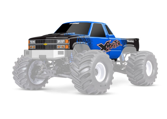Traxxas 7697-BLUE - Blue X-Monster Chevrolet GMT400 CK Truck Body TRA7697BLUE