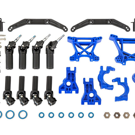 Traxxas 9080X Extreme Heavy Duty Outer Driveline and Suspension Upgrade Kit Blue