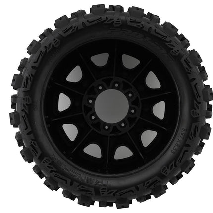 Pro-Line Trencher 5.7" Pre-Mounted Tires w/Raid Wheel (Black) w/24mm Hex