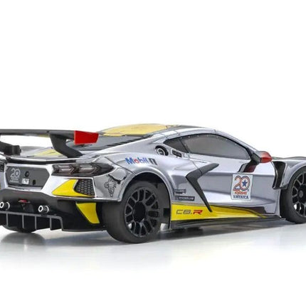 Kyosho Mini-Z RWD MR-04 Chevrolet Corvette C8.R Chrome/Yellow 20th Annivesary