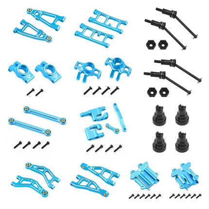 PowerHobby Aluminum Upgrade Conversion Kit, Blue, for Arrma Mojave Grom