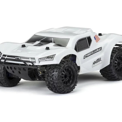 Pro-Line Slash Monster Fusion Bash Armor Pre-Cut Monster Truck Body White