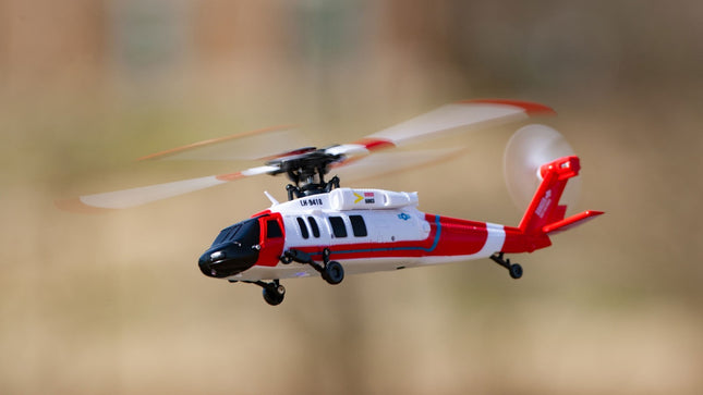 Rage R/C Hero-Copter BL, 4-Blade Brushless RTF Heli Coast Guard RGR6151
