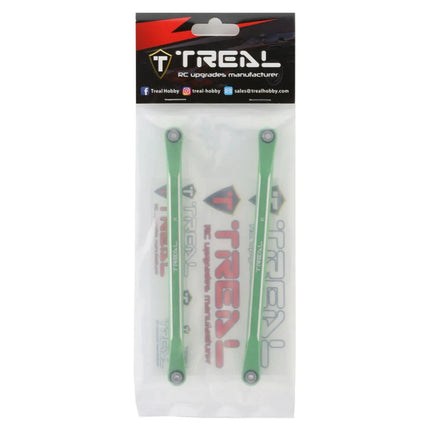 Treal Hobby Aluminum Rear Suspension Camber Links for Traxxas Sledge (Green) (2)