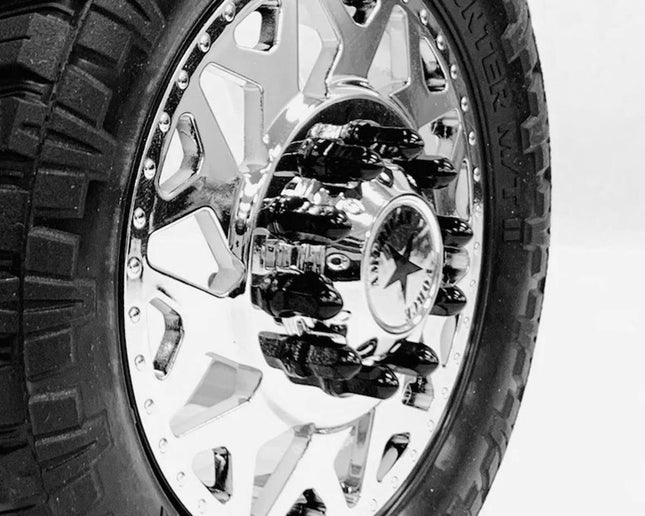 CEN CKD0614 Bullet Wheel Lug (Black Chrome) (40) (2.5mm Studs) w/Tool
