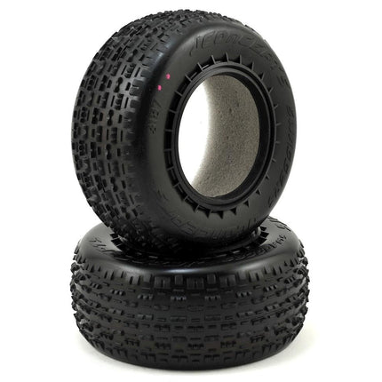 JConcepts Swaggers Short Course Front Carpet Tires (2) (Pink) 3187-010
