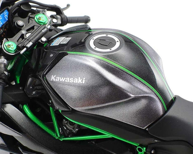 Tamiya 1/12 Kawasaki Ninja H2 Carbon Motorcycle Model Kit TAM14136