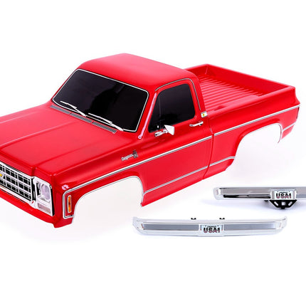 Traxxas TRX-4 1979 Chevrolet K10 Pre-Painted Body Kit (Red) TRA9212R