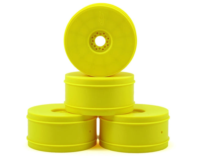 JConcepts Mono 83mm 1/8th Buggy Wheel (Yellow) (4) JCO3357Y