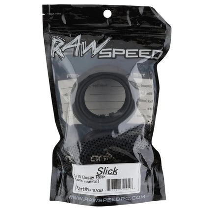 Raw Speed RC Slick 2.2" 1/10 Rear Buggy Tires (2) (Gumball (Pink) RWS161101GB