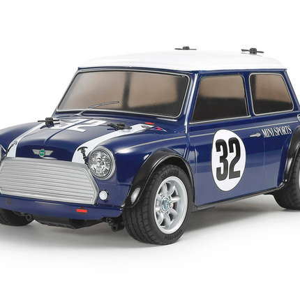 Tamiya Mini Cooper Racing Electric 1/10 FWD/RWD On-Road Kit (Blue) (MB-01)
