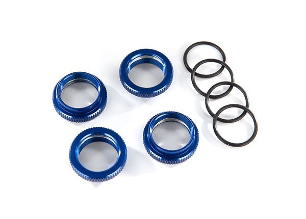 Traxxas 8968X  GT-Maxx Aluminum Spring Retainer Blue TRA8968X