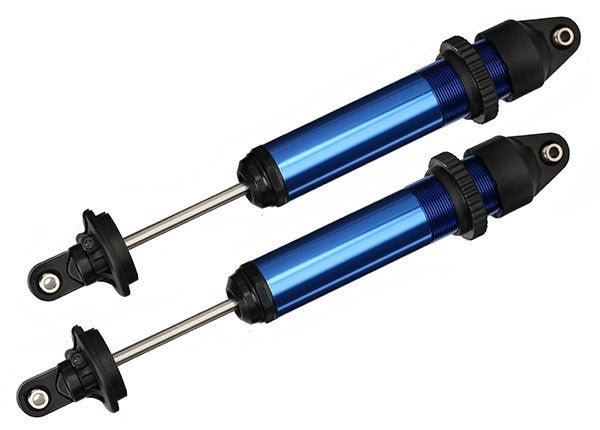 Traxxas 7761 Blue Aluminum Long GTX Shocks (2) TRA7761