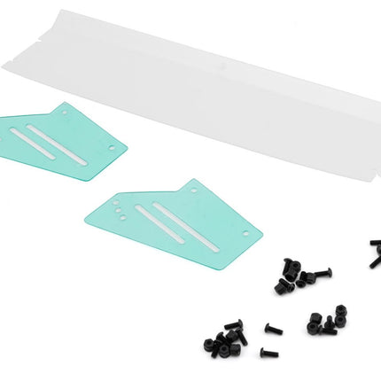 JConcepts L8 Night G3 Speedway 1/10 Dirt Oval Latemodel Body w/Spoiler (Clear) 