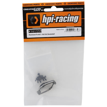 HPI Venture 18 Aluminum C-Hubs (Gunmetal) (2) (Portal Axle) HPI161159