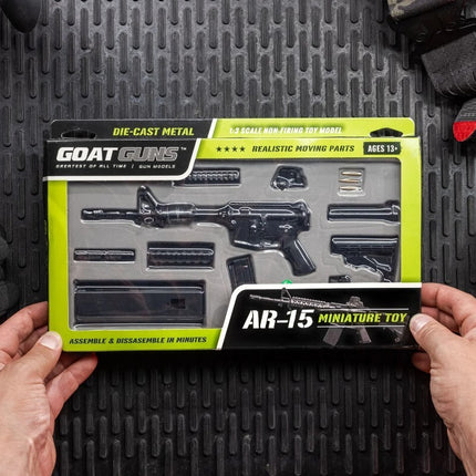 Goat Guns 1/3 Scale Die Cast AR15 Model, Black