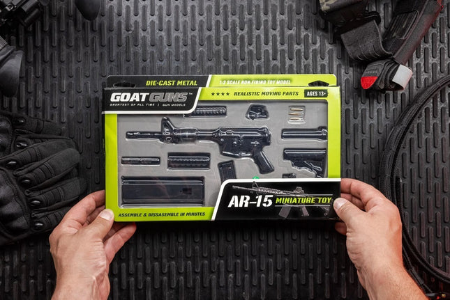 Goat Guns 1/3 Scale Die Cast AR15 Model, Black