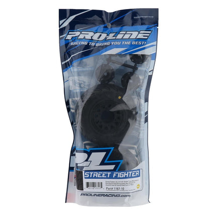 Pro-Line Street Fighter SC 2.2/3.0 Tires w/Raid Wheels (Black) M2 Compound