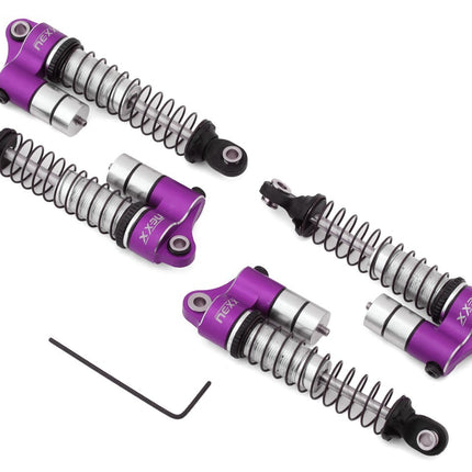 NEXX Racing Reservoir Aluminum Threaded Oil-Filled Shocks for Traxxas TRX-4M Pur