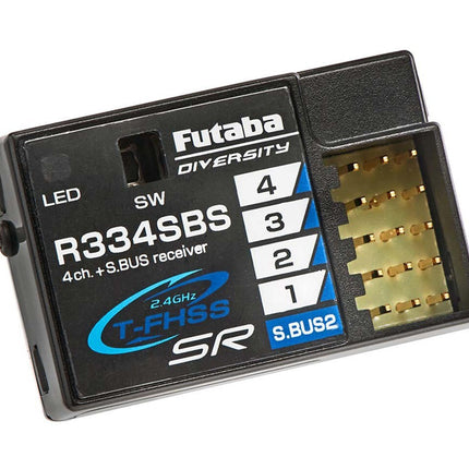 Futaba 4PM Plus 4-Channel 2.4GHz T-FHSS Radio System w/R334SBS  FUT01004418-3