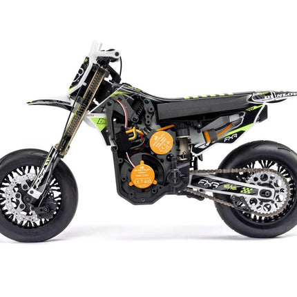 Losi 1/4 Promoto-SM FXR Supermoto Motorcycle RTR Battery/Charger Included White