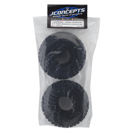 JConcepts Landmines 1.9" All Terrain Crawler Tires (2) (Green) JCO315602