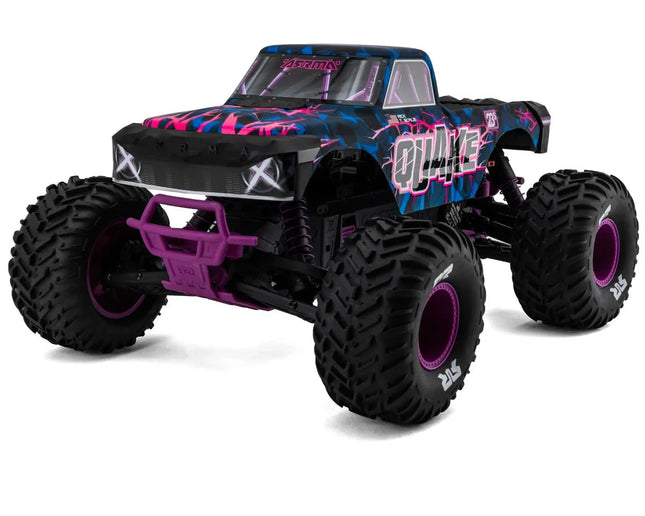 Arrma Quake 223S DSC 1/10 RTR Brushless 2WD Monster Truck (Purple) ARA3537T3
